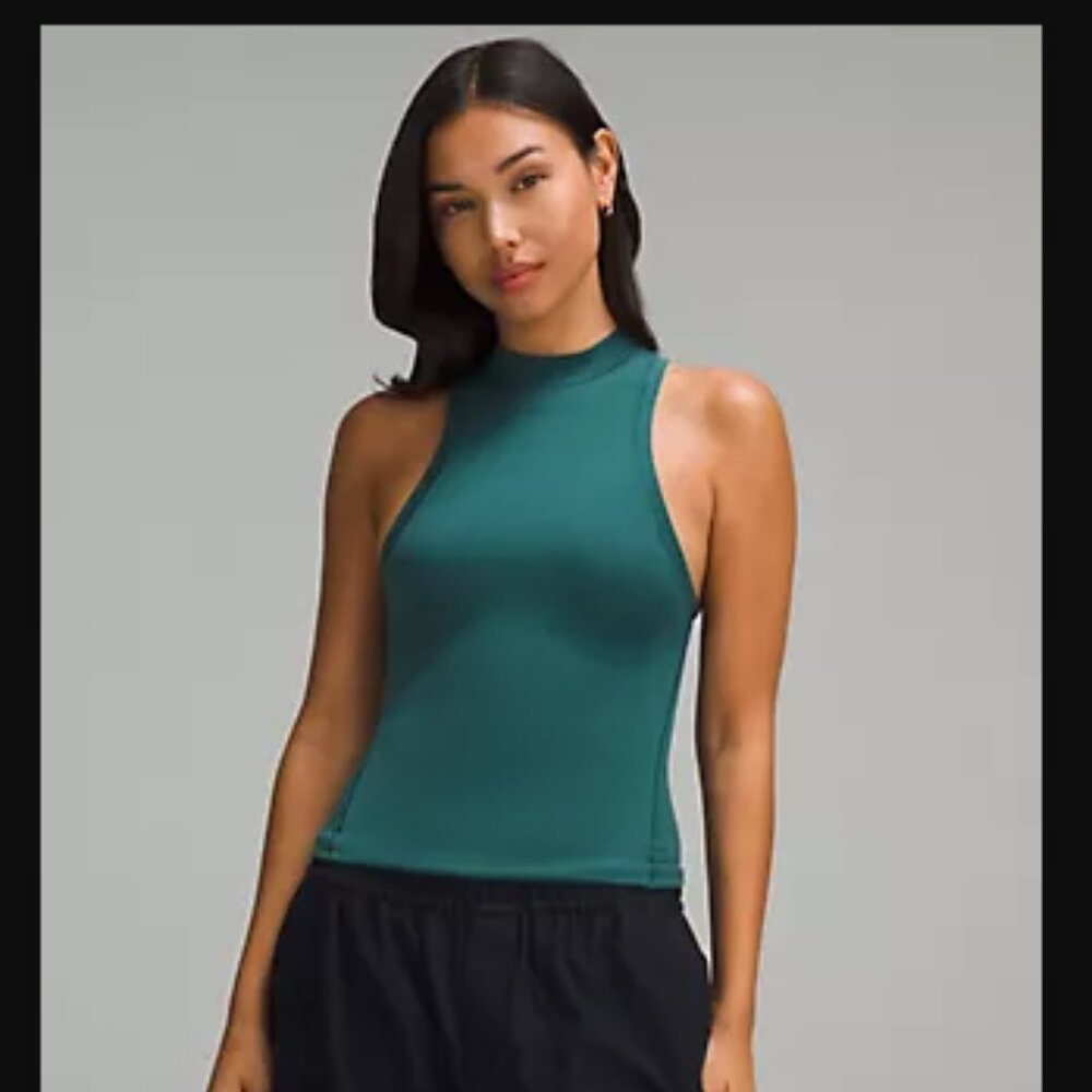 Wundermost Ultra-Soft Nulu Mockneck Tank Top